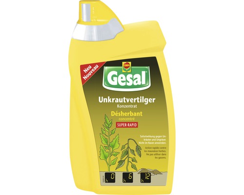 Gesal Unkrautvertilger Super-Rapid Konzentrat 800 ml