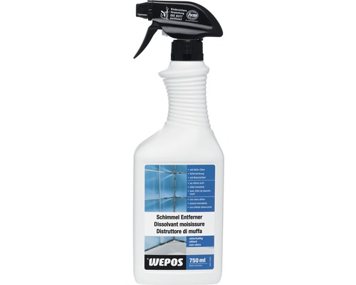 Nettoyant anti-moisissures avec chlore Wepos 750 ml