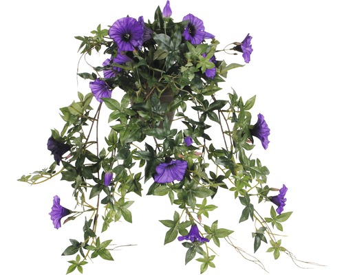 Kunstblume Petunie hängend, violett
