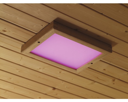 LED Farblichtanwendung Karibu für Infrarotkabine und Sauna