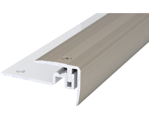 Treppenkantenprofil Alu PS 400 edelstahl matt 30x25x1000 mm