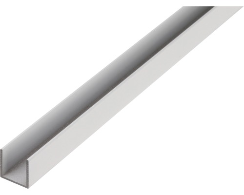 U-Profil Aluminium silber 15 x 15 x 1,5 x 1,5 mm 2,6 m