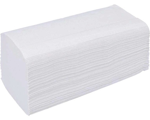 Serviettes en papier pliables 2 couches pli en V 25 x 23 cm