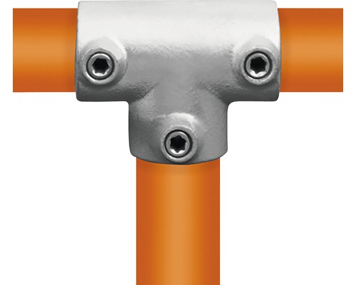 T-Stück lang Rohrverbinder für Gerüstholz-Stahlrohr Ø 33 mm