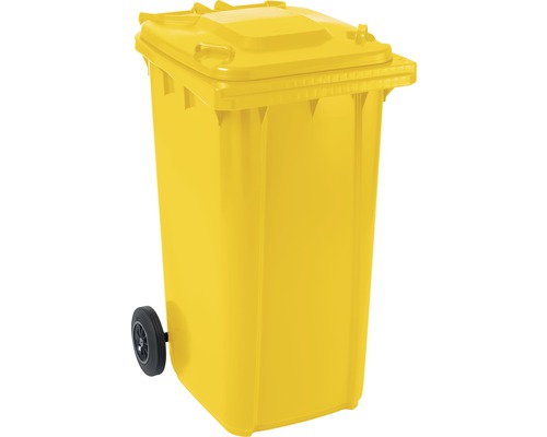 Abfallcontainer Verwo kunststoff 240 L gelb