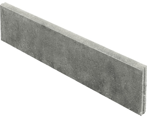Rasenbordstein grau 100 x 25 x 5 cm