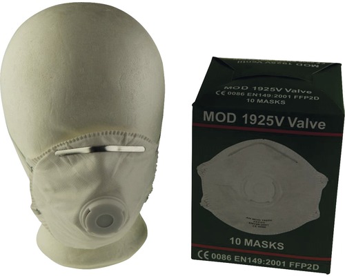 Masque anti-poussière avec valve d'expiration FFP2 1925V 10 pc.