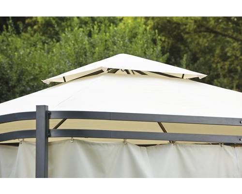 Ersatzdach für Pavillon Modena 3x3x2.7 m Polyester 260 g/m² beige