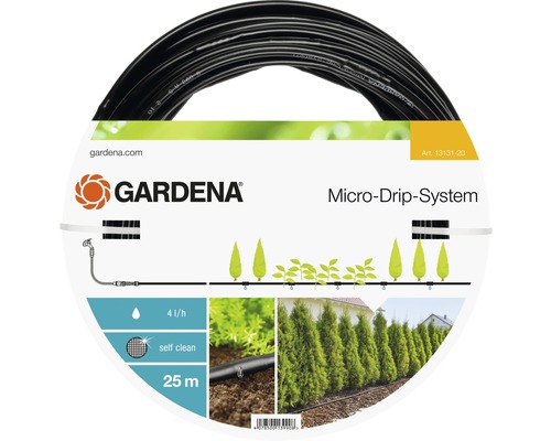 Extension tuyau goutte-à-goutte GARDENA pour rangées de fleurs GARDENA Système Micro-Drip, 25 m