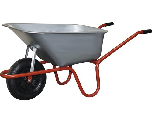 CAPITO Gartenschubkarre GARTEN 120 Liter Tiefmulde, Lufträder mit Rillenprofil und Kunststofffelgen inkl. Kunststoffgriffe
