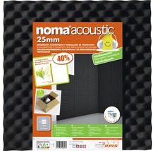 Isolation acoustique Noma Acoustic mousse 2 x 50x100x 2.5 cm-thumb-1
