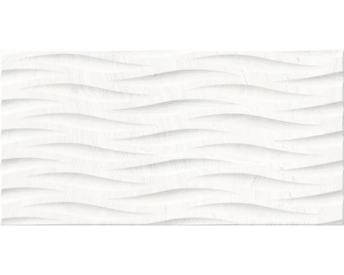 Feinsteinzeug Dekorfliese Varana blanco 32x62.5 cm