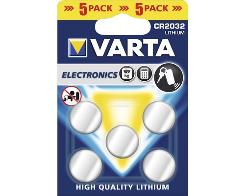 Varta Elektronics Batterie CR2032 Lithium