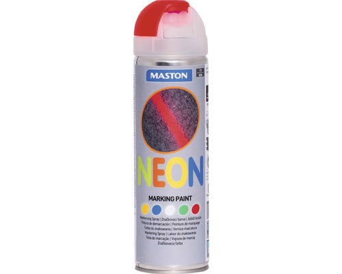 Maston Markierung Spray NEON rot 500 ml