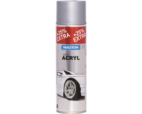 Maston Metallschutz Spray AutoACRYL silber 500 ml