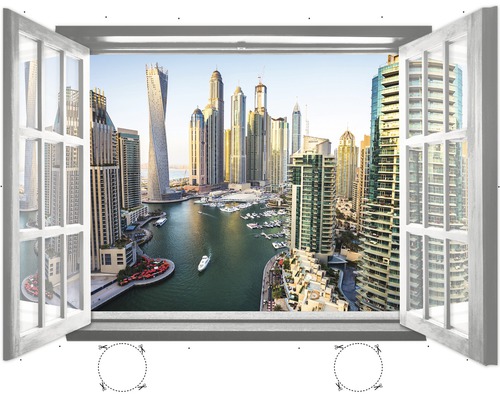 Fototapete Vlies Skyline Dubai 201x145 cm
