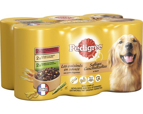 Hundefutter Pedigree Saftiges Geschnetzeltes in Sauce 6x400g Hundefutter Pedigree Saftiges Geschnetzeltes in Sauce 6x400g