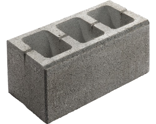 Pierre à bâtir en brique pleine Eleganca gris 40x20x16,5 cm