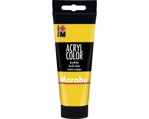 Marabu Künstler- Acrylfarbe Acryl Color 019 gelb 100 ml